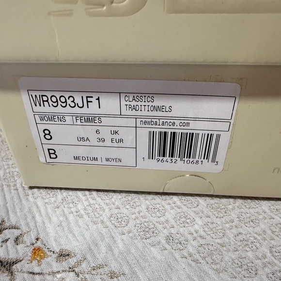 NEW BALANCE JOE FRESHGOODS WMNS 993 MADE IN USA PERFORMANCE ART ARCTIC BLUE Sz 8 - Picture 11 of 11